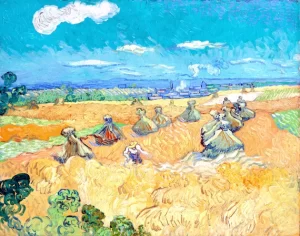 Wheat Field With Reaper, Auvers 1890