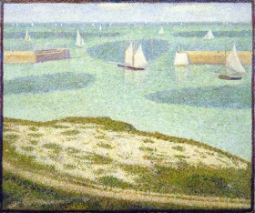 Discs Port-En-Bessin, Entrance To The Harbor 1888