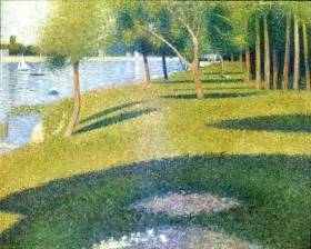 Femme aux perroquets La Seine À La Grande Jatte