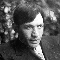 A stream through the valley, deer in the distance 1905