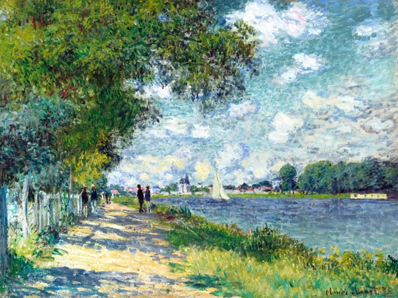 La Seine à Argenteuil クロード·モネ | 油絵複製画 | KOSH mArt 日本