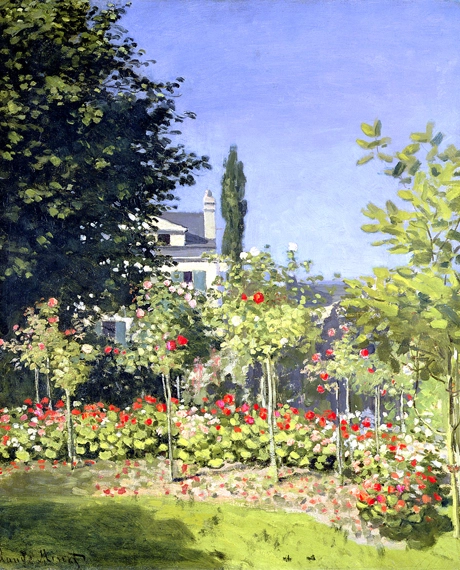 クロードモネ油絵 Flowering Garden at Sainte-Adresse クロード·モネ | 油絵複製画