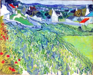 糸杉のある緑の麦畑 フィンセント·ファン·ゴッホ | 油絵複製画 | KOSH
