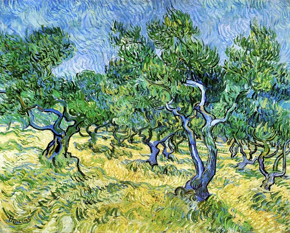 ヴィンセント・ヴァン・ゴッホ「オリーブの木」、希少画集より ファイル:Van Gogh The Olive Trees..jpg - Wikipedia