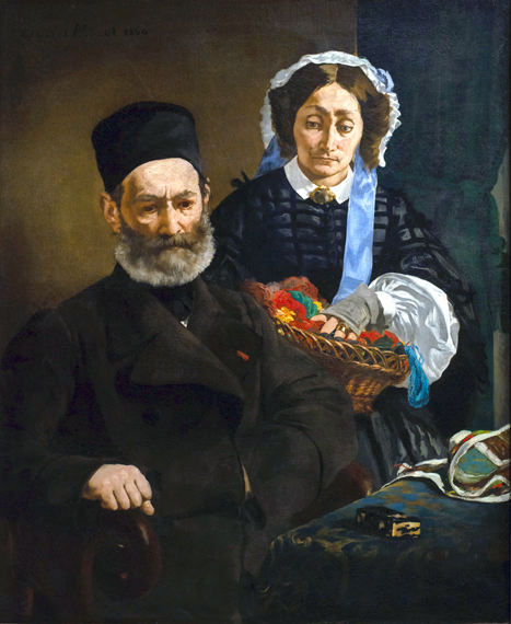 オーギュスト・マネ夫妻の肖像 エドゥアール・マネ | 油絵複製画 