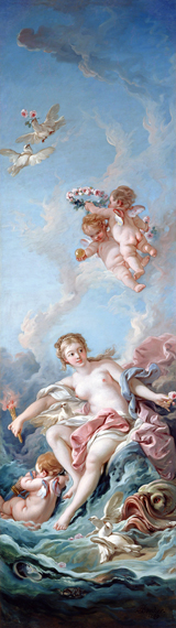 Venus on the Waves 1769 フランソワ・ブーシェ | 油絵複製画 | KOSH mArt 日本