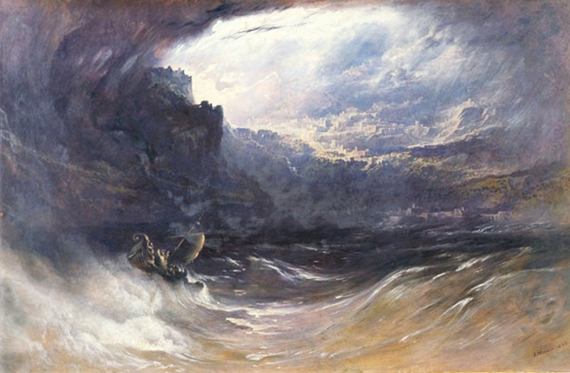 絵画 マーティン・ブルーク 大洪水 ジョン・マーティン | 油絵複製画 | KOSH mArt 日本