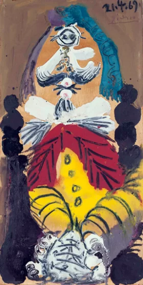 ピカソ 黄色のセーター 複製画 隠れ名画 黄色いセーターの女（パブロ