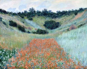 Poppy Field In A Hollow near Giverny 1885