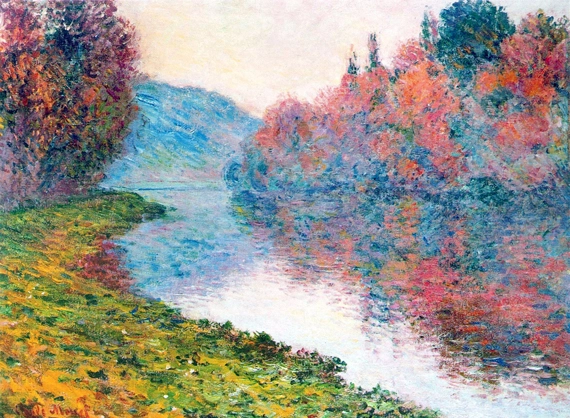 Banks of the Seine at Jenfosse - Clear Weather, 1884