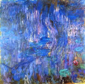 Water Lilies, Reflection of A Weeping Willow, 1916-19