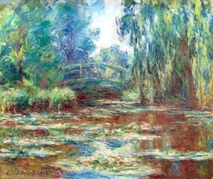 Water Lily Pond and Japanese Bridge, 1905