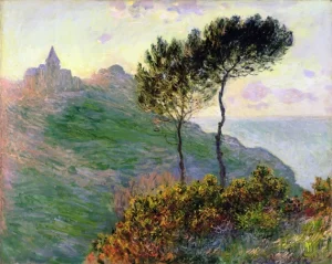 The Church at Varengeville, Against the Sunset, 1882
