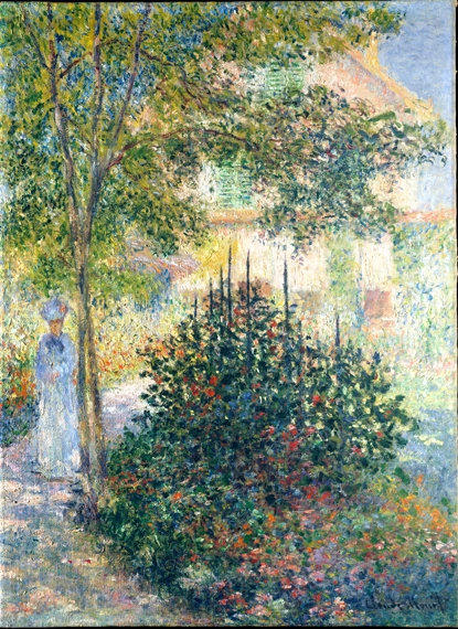 Camille Monet In the Garden at the House In Argenteuil, 1876