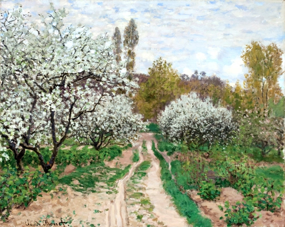 Apple Trees In Blossom
