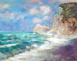 The Coast at Port D'amont, Rough Sea, 1886