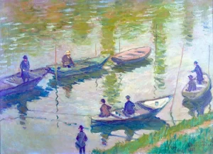 Fishermen On the Seine at Poissy
