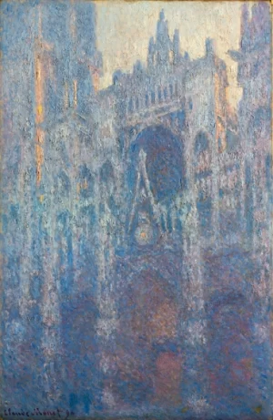 The Portal of Rouen Cathedral In Morning Light