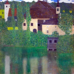 Water Castle (Kammer Chateau Near Attersee I) 1908