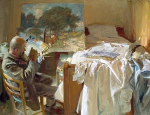 An artist In His Studio 1904