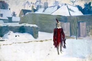 Mannikin In the Snow