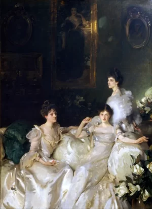 The Wyndham Sisters-Lady Elcho, Mrs. adeane, and Mrs. Tennant 1889