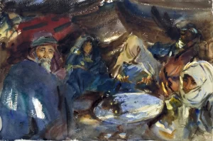 Arab Gypsies In a Tent 1905