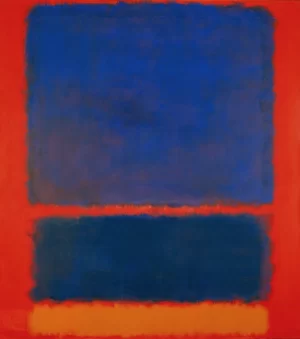 Blue, Orange, Red, 1961