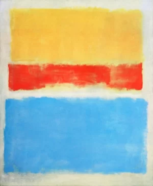 Yellow, Red And Blue