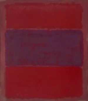 No. 301 Red And Blue Over Red