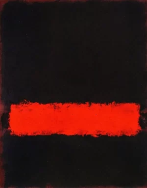 Untitled ( Black Red And Black), 1968