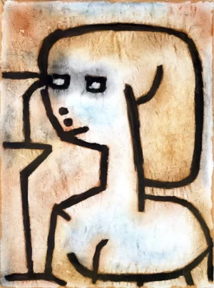 Girl In Mourning