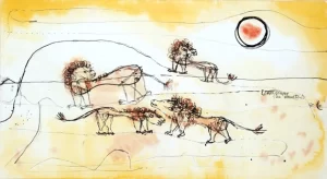 A Pride Of Lions (Take Note!)