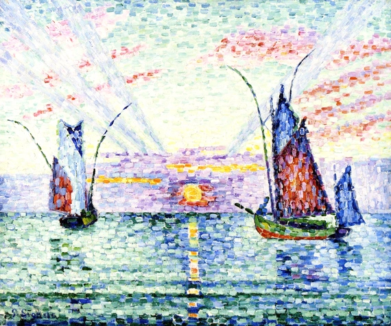 Tuna Fishing Boats, Sunset, Groix