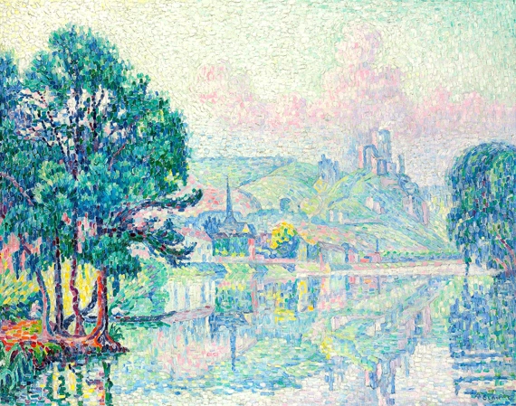 Les Andelys. Matin. Été