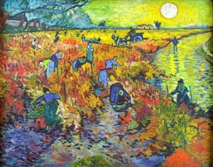 Red Vineyard At Arles (Montmajour) 1888