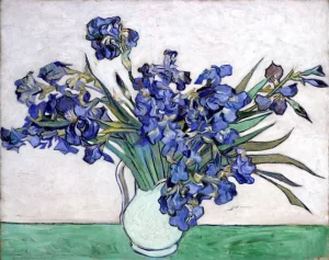 Vase With Irises