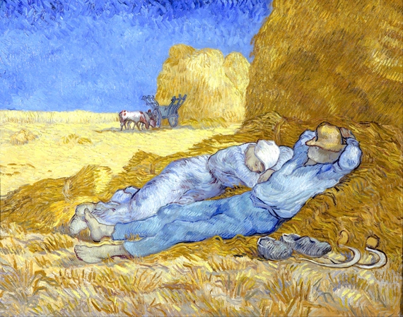 The Siesta (After Millet) 1891