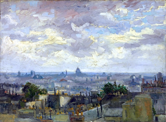 View Of Paris 1886