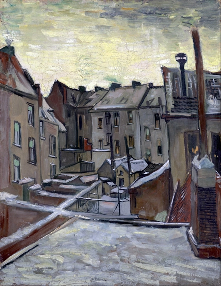 Houses Seen From The Back 1886