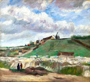 The Hill Of Montmartre With Stone Quarry
