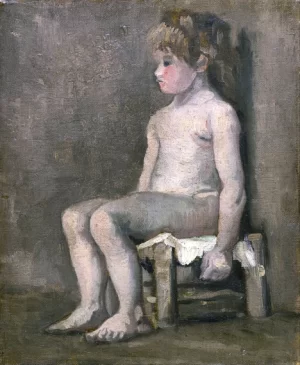 Nude Girl, Seated 1886
