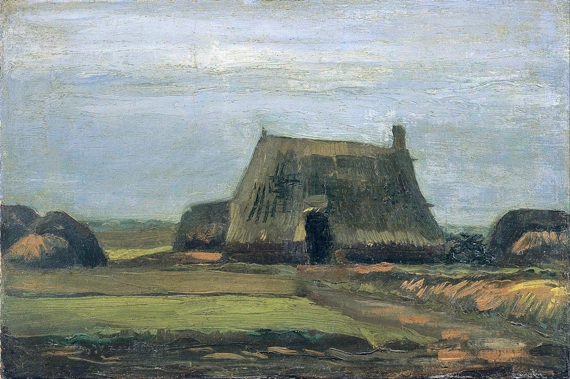Farm With Stacks Of Peat 1883