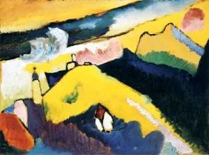 Mountain Landscape With Church