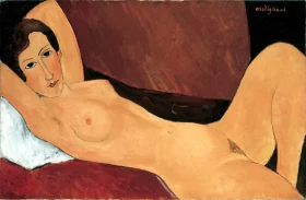 Céeline Howard - reclining nude 1918