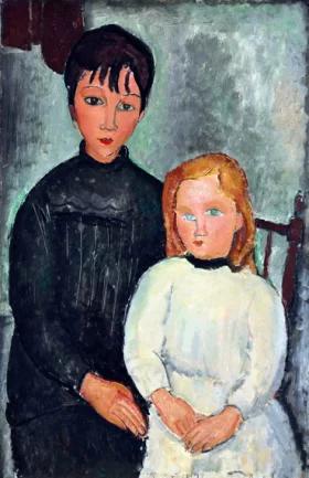 Nature Morte 1920 Les Deux Filles 1918
