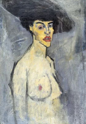Bottle and pitcher 1911 Nude with a hat 1908