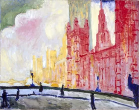 The Houses of Parliament from Westminster Bridge