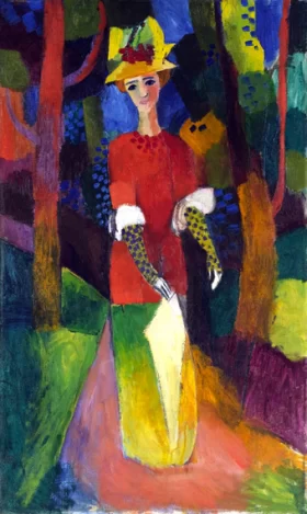 Nude Crawling Into Bed Lady In A Park 1914