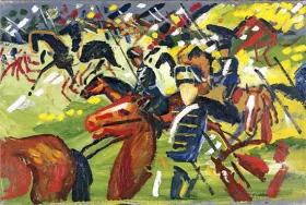 Placeholder-EH0309 Hussars On A Sortie (1913)